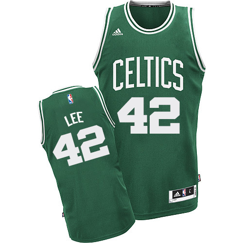 David Lee Swingman In Green Adidas NBA Boston Celtics #42 Men's Road Jersey