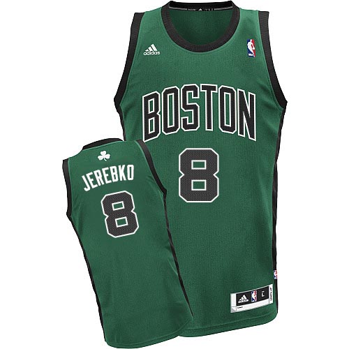 Jonas Jerebko Swingman In Green Adidas NBA Boston Celtics #8 Men's Alternate Jersey
