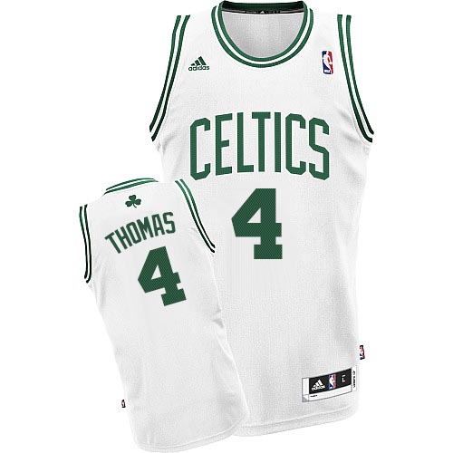 Isaiah Thomas Swingman In White Adidas NBA Boston Celtics #4 Men's Home Jersey