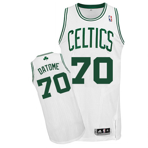 Gigi Datome Authentic In White Adidas NBA Boston Celtics #70 Men's Home Jersey