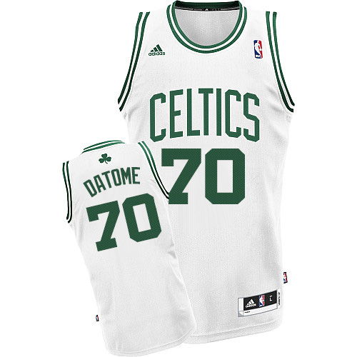 Gigi Datome Swingman In White Adidas NBA Boston Celtics #70 Men's Home Jersey - Click Image to Close