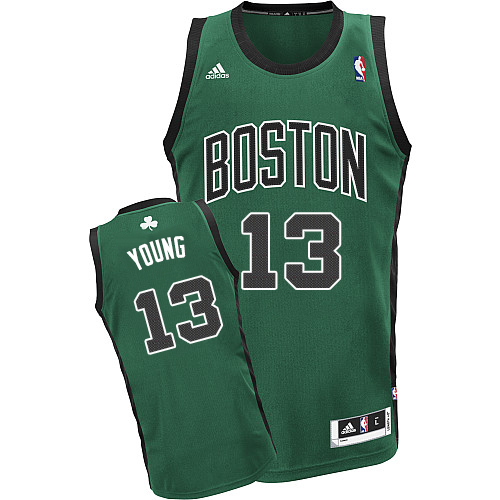 James Young Swingman In Green Adidas NBA Boston Celtics #13 Men's Alternate Jersey