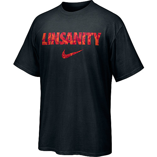 Nike Jeremy Lin Linsanity T-Shirt - White - Click Image to Close