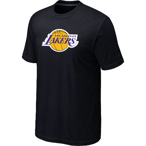 Los Angeles Lakers Big & Tall Short Sleeve T-Shirt - Black - Click Image to Close