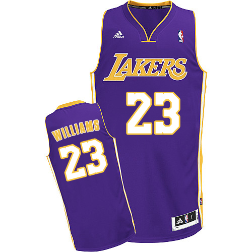 Louis Williams Swingman In Purple Adidas NBA Los Angeles Lakers #23 Men's Road Jersey