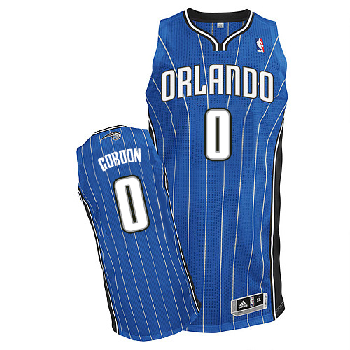 Aaron Gordon Authentic In Royal Blue Adidas NBA Orlando Magic #0 Men's Road Jersey