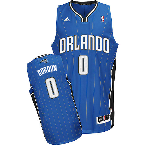 Aaron Gordon Swingman In Royal Blue Adidas NBA Orlando Magic #0 Men's Road Jersey
