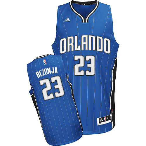 Mario Hezonja Swingman In Royal Blue Adidas NBA Orlando Magic #23 Men's Road Jersey