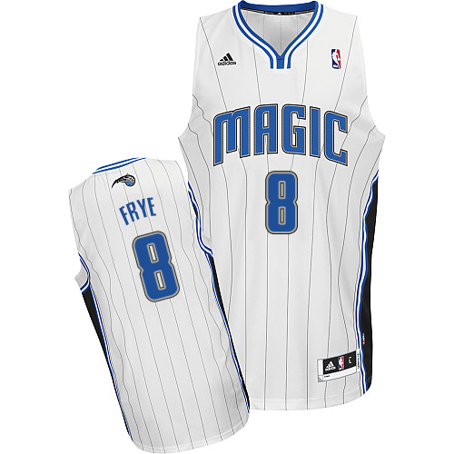 Channing Frye Swingman In White Adidas NBA Orlando Magic #8 Men's Home Jersey
