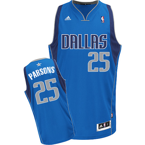 Chandler Parsons Swingman In Royal Blue Adidas NBA Dallas Mavericks #25 Men's Road Jersey - Click Image to Close