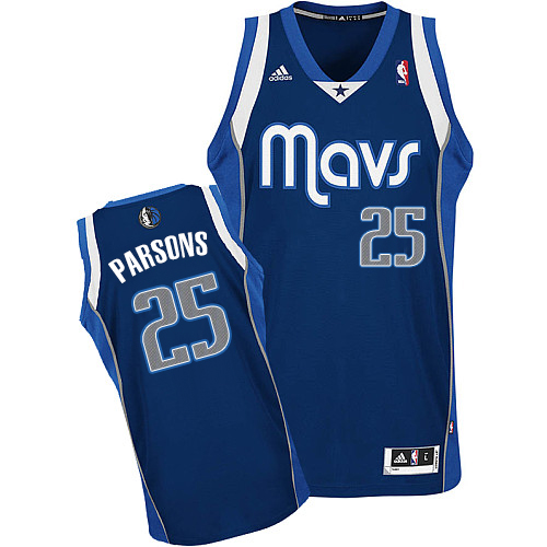 Chandler Parsons Swingman In Navy Blue Adidas NBA Dallas Mavericks #25 Men's Alternate Jersey