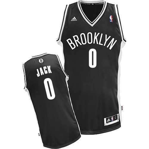 Jarrett Jack Swingman In Black Adidas NBA Brooklyn Nets #0 Men's Road Jersey - Click Image to Close