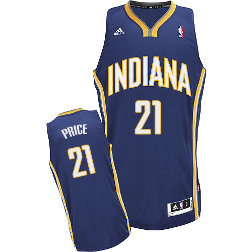 A.J. Price Swingman In Navy Blue Adidas NBA Indiana Pacers #21 Men's Road Jersey - Click Image to Close