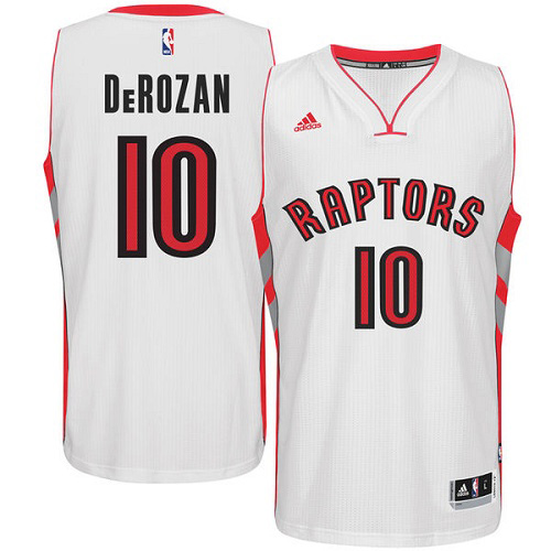 DeMar DeRozan Swingman In White Adidas NBA Toronto Raptors #10 Youth Home Jersey