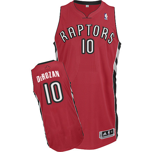 DeMar DeRozan Authentic In Red Adidas NBA Toronto Raptors #10 Youth Road Jersey - Click Image to Close