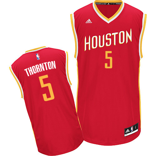 Marcus Thornton Swingman In Red Adidas NBA Houston Rockets #5 Men's Alternate Jersey