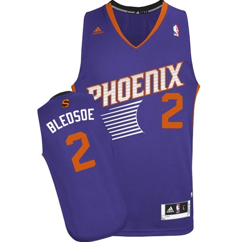Eric Bledsoe Swingman In Purple Adidas NBA Phoenix Suns #2 Men's Road Jersey - Click Image to Close