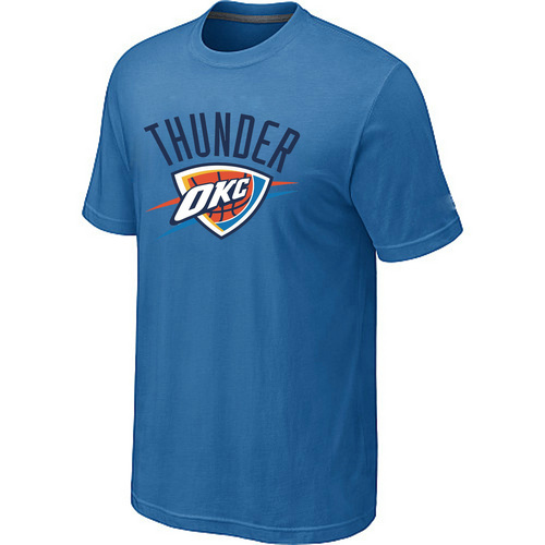 Oklahoma City Thunder Mens Big & Tall Short Sleeve T-Shirt - Blue - Click Image to Close