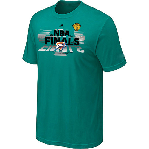 Oklahoma City Thunder Adidas Official Locker Room 2012 Western Conference Champions T-Shirt - Green