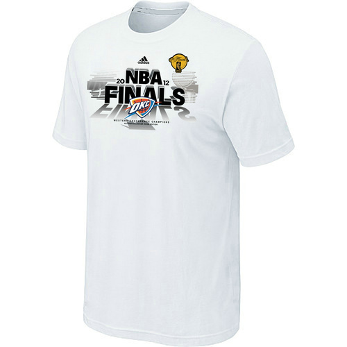 Oklahoma City Thunder Adidas Official Locker Room 2012 Western Conference Champions T-Shirt - White
