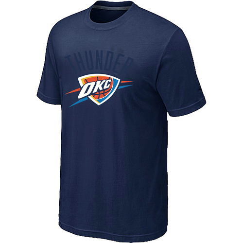 Oklahoma City Thunder Mens Big & Tall Short Sleeve T-Shirt - Dark Blue - Click Image to Close