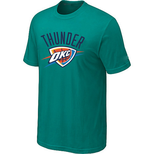 Oklahoma City Thunder Mens Big & Tall Short Sleeve T-Shirt - Green - Click Image to Close