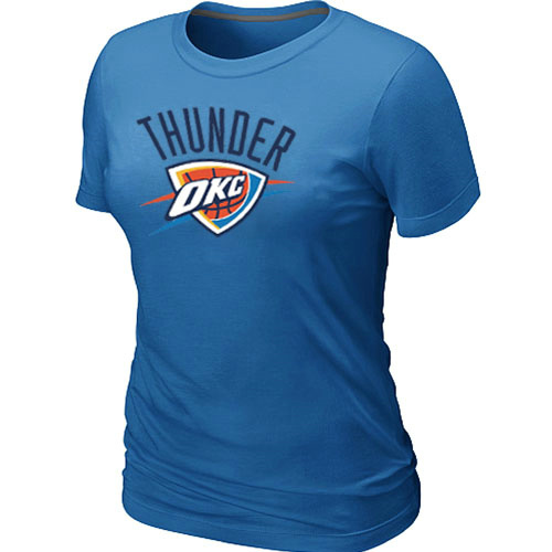 Oklahoma City Thunder Big & Tall Women's Primary Logo T-Shirt - Light Blue