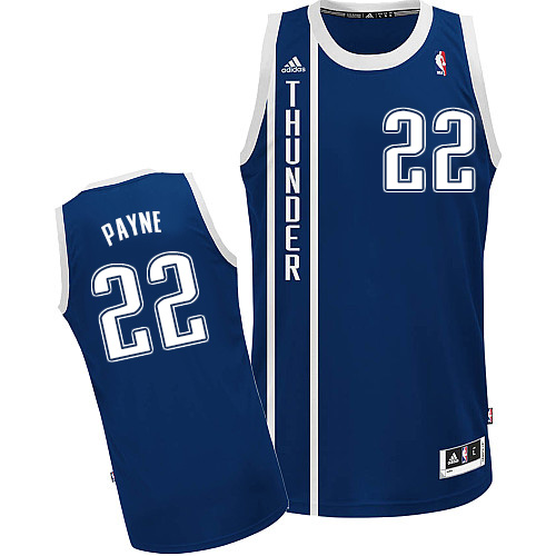 Cameron Payne Swingman In Navy Blue Adidas NBA Oklahoma City Thunder #22 Men's Alternate Jersey