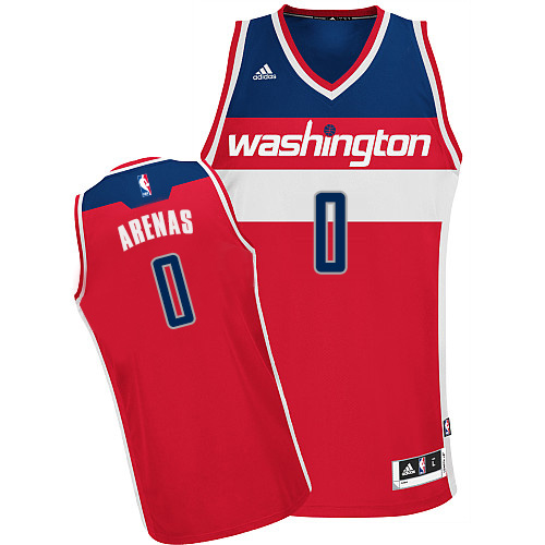 Gilbert Arenas Swingman In Red Adidas NBA Washington Wizards #0 Men's Road Jersey