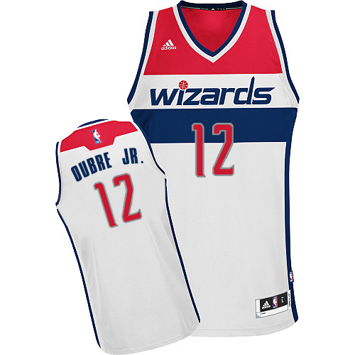 Kelly Oubre Jr. Swingman In White Adidas NBA Washington Wizards #12 Men's Home Jersey - Click Image to Close