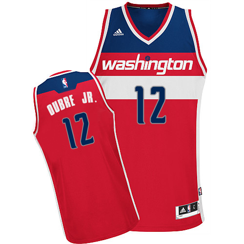 Kelly Oubre Jr. Swingman In Red Adidas NBA Washington Wizards #12 Men's Road Jersey - Click Image to Close